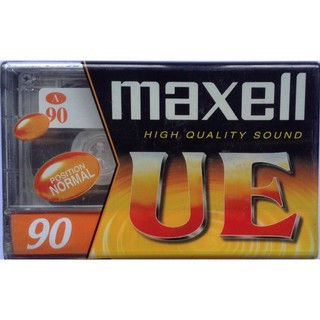 Blank Cassette Tape เทปคาสเซ็ตเปล่าวินเทจ Maxell UE 90 นาที Normal Position Type I ซีล เทปเปล่า