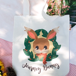 🐰กระเป๋าผ้า WONDER tote bag - Journey bunny ✨💕