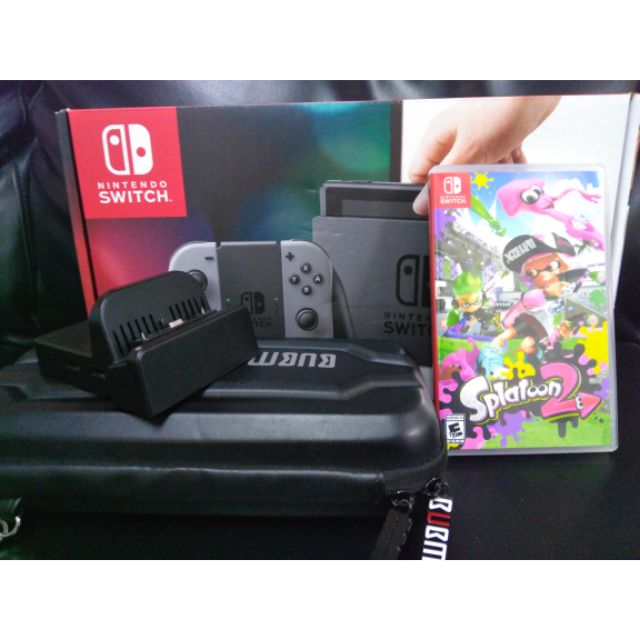 [มือสอง] Nintendo Switch อุปกรณ์ครบ แถมแผ่นเกมและกระเป๋าฟรี