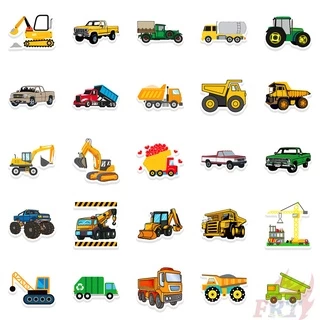 ❉ Vehicle Series 02 Cars Bus Truck Stickers ❉ 50Pcs/Set DIY Fashion Waterproof Doodle Decals Stickers