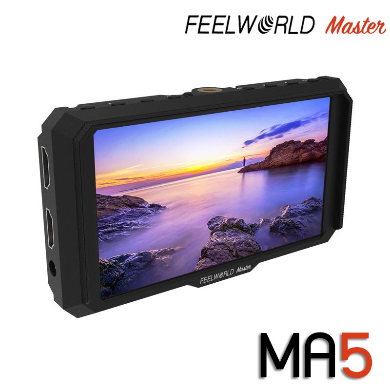 FEELWORLD Master Series MA5 5" On-Camera Monitor 1920x1080 4K HDMI Input/Output