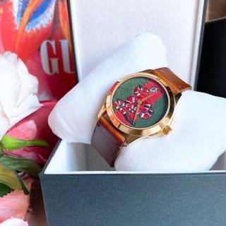 (สด-ผ่อน)🎗แท้100% GUCCI Le Marche Des Merveilles Green and Red Dial Watch