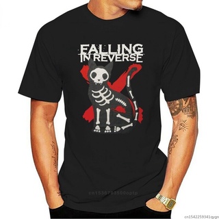 เสื้อยืดลําลอง แขนสั้น ทรงสลิมฟิต ลาย Falling In Reverse Mannen Structuur สําหรับผู้ชาย