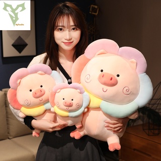 หมอนตุ๊กตานุ่ม รูปหมูน่ารัก ขนาดเล็ก สีรุ้ง เหมาะกับของขวัญวันเกิด สําหรับเด็กผู้หญิง