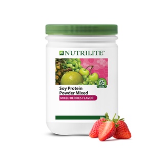 นิวทริไลท์ โปรตีน กลิ่นเบอร์รี่ ขนาด 500กรัม Amway Nutrilite Protein Powder Soy Protein แอมเวย์แท้ จากช้อป100%