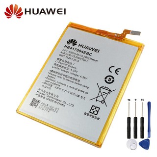 แบตเตอรี่ทดแทนสำหรับ Huawei Ascend Mate 7 MT7 TL00 CL00 TL10 UL00 HB417094EBC ของแท้แบตเตอรี่ 4100 mAh