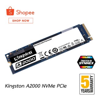 💎 แถม Acronis® true image SSD Kingston A2000 M.2 PCIe NVMe 250GB 500GB 1000GB ของใหม่ประกัน 5ปี Synnex