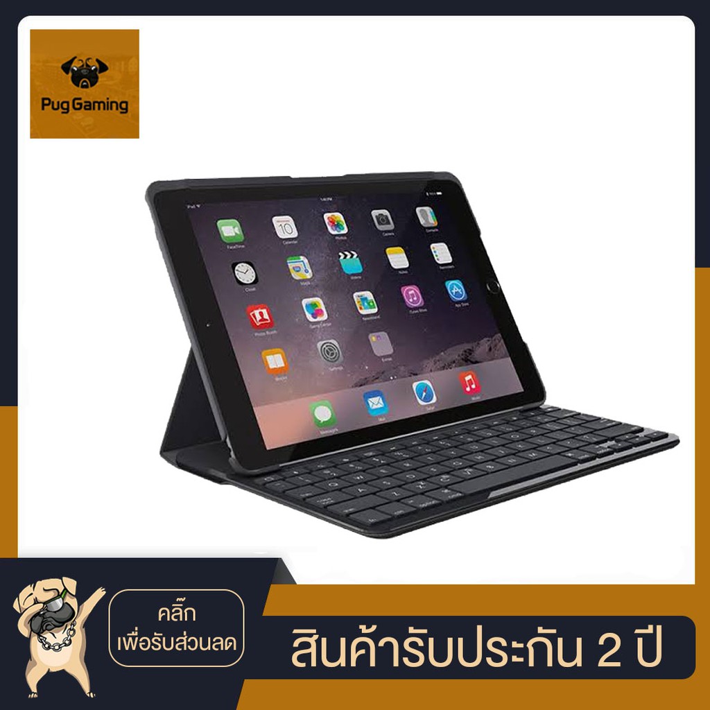 Logitech Slim Folio Case with Integrated Bluetooth Keyboard for iPad