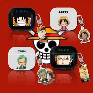 One Piece AirPods4 กรณี ZORO และ LUFFY สําหรับ AirPods4 สไตล์ใหม่ AirPods3 หูฟังป้องกันกรณี 3rd เหมาะสําหรับ AirPodsPro กรณี AirPods2gen กรณี