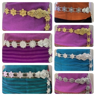 ✨พร้อมส่ง✨แบบหัวโบราณ เข็มขัดเงินใส่กับชุดไทยสวยๆ