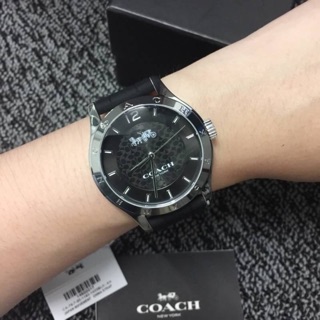  COACH สายซิลิโคนสีดำ