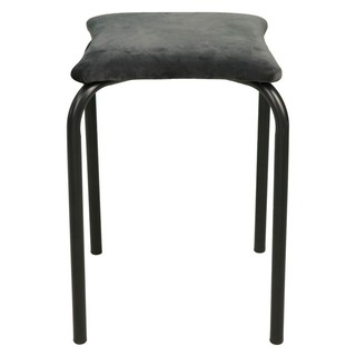 STOOL FURDINI PURIN SC25020F VELVET GRAY เก้าอี้ FURDINI PURIN SC25020F สีเทา เก้าอี้อเนกประสงค์ เฟอร์นิเจอร์เอนกประสงค์