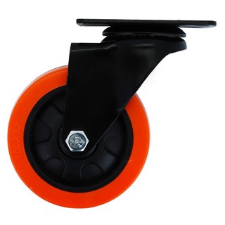 POLYURETHANE SWIVEL CASTER FITT 751100 4" ลูกล้อโพลียูรีเทน ดุม PP แป้นหมุน FITT 751100 4" ลูกล้อ อะไหล่เฟอร์นิเจอร์ เฟอ