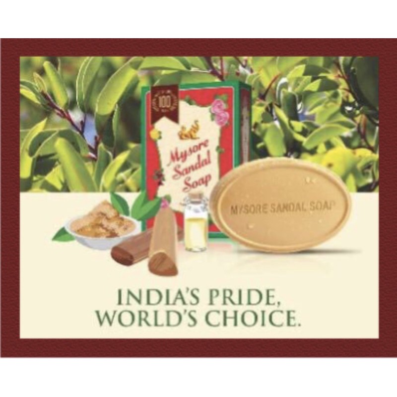 อาบผิวหอม ลดกลิ่นตัว สบู่หอมแก่นจันทน์ Mysore Sandal Soap 75g, 125,g 150g - รูปที่ 2