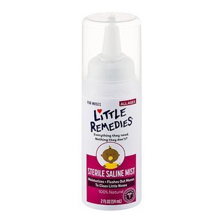 Little Remedies For NosesSterile Saline Nasal Mist ขนาด 2 Fl OZ (59 ml)