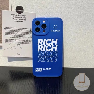 New Klein Blue Case Samsung A12 M12 Y21s Y12i Y21 2021 Y20i Y20 Y12 Y33s Y12s Y20i A12 A15 A54 A5s A7 A16 A35 A15s A11K C25s C12 C25 C15 Y17 Y15 Y11 Narzo 20 Narzo 30A Soft Tpu Get Rich Ultra Hybrid Shock Resistant Soft Case