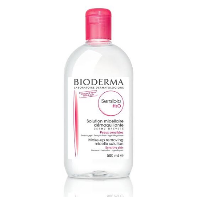 Bioderma Sensibio H2O Make-up Removing Micelle Solution 500ml ของแท้ 💯