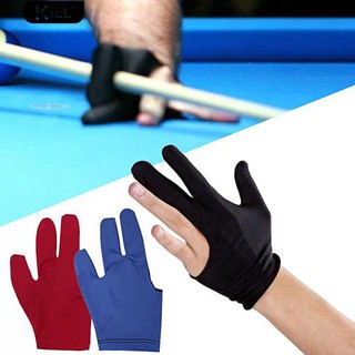 ※สนุ๊กเกอร์ Billiard Cue ถุงมือกอล์ฟมือซ้ายเปิด Three Finger Accessory