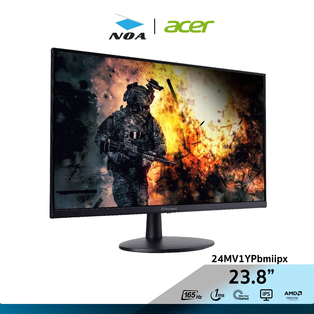ACER AOPEN GAMING MONITOR 23.8" 24MV1YPBMIIPX. MONITOR (จอมอนิเตอร์) by NOA