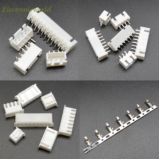 100 ชุด XH2.54 2 3 4 5 6 7 8 9 10 Pin 2.54 มม. ชุดอุปกรณ์เชื่อมต่อสายไฟ / Housing / Pin Header อะแดปเตอร์เชื่อมต่อ