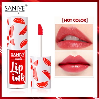 SANIYE ลิปสติก กันน้ำ แห้งเร็ว ชุ่มชื้น กลิ่นผลไม้  L1113