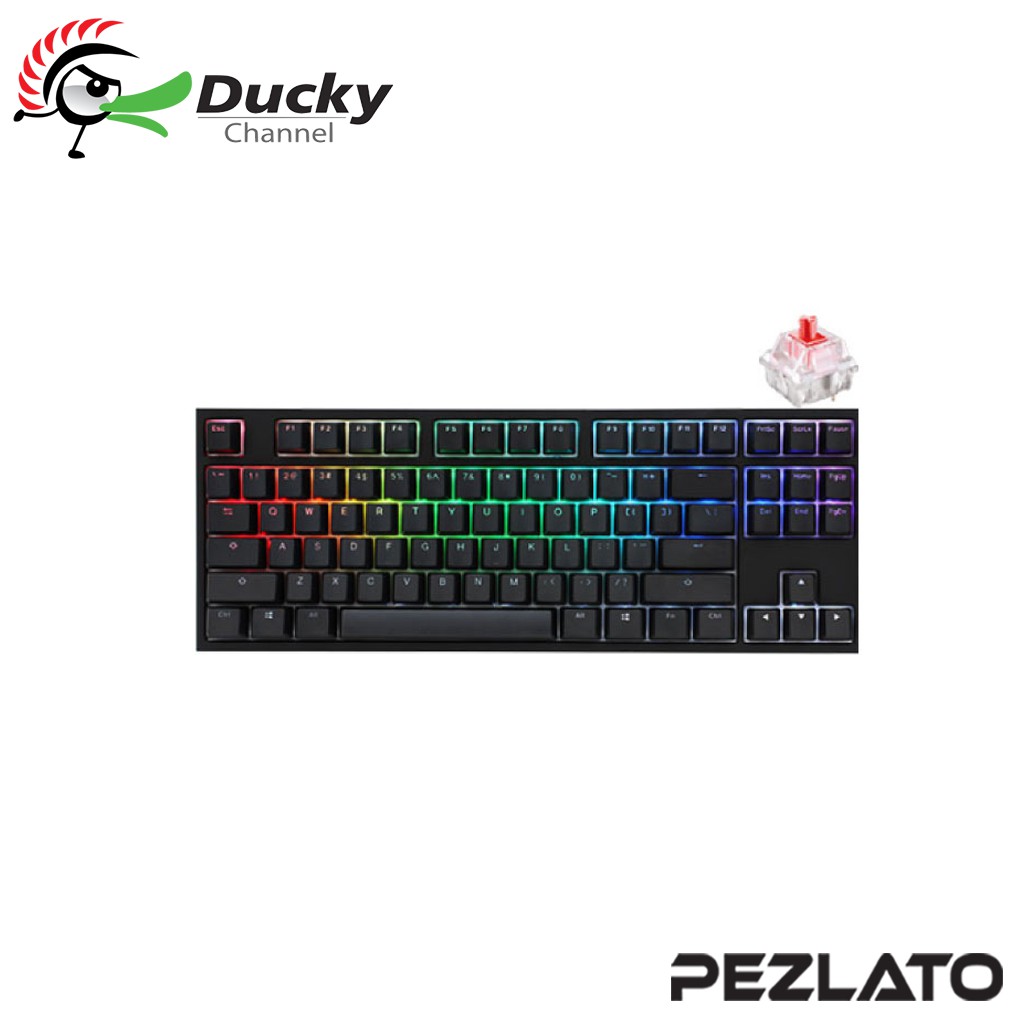Ducky One 2 Tkl Rgb Mechanical Keyboard Red Sw Shopee Thailand