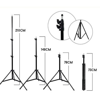 ขาตั้งไฟ ตั้งกล้อง ขาตั้งไฟไลฟ์สด อุปกรณ์เสริม เบา ทนทาน ปรั…