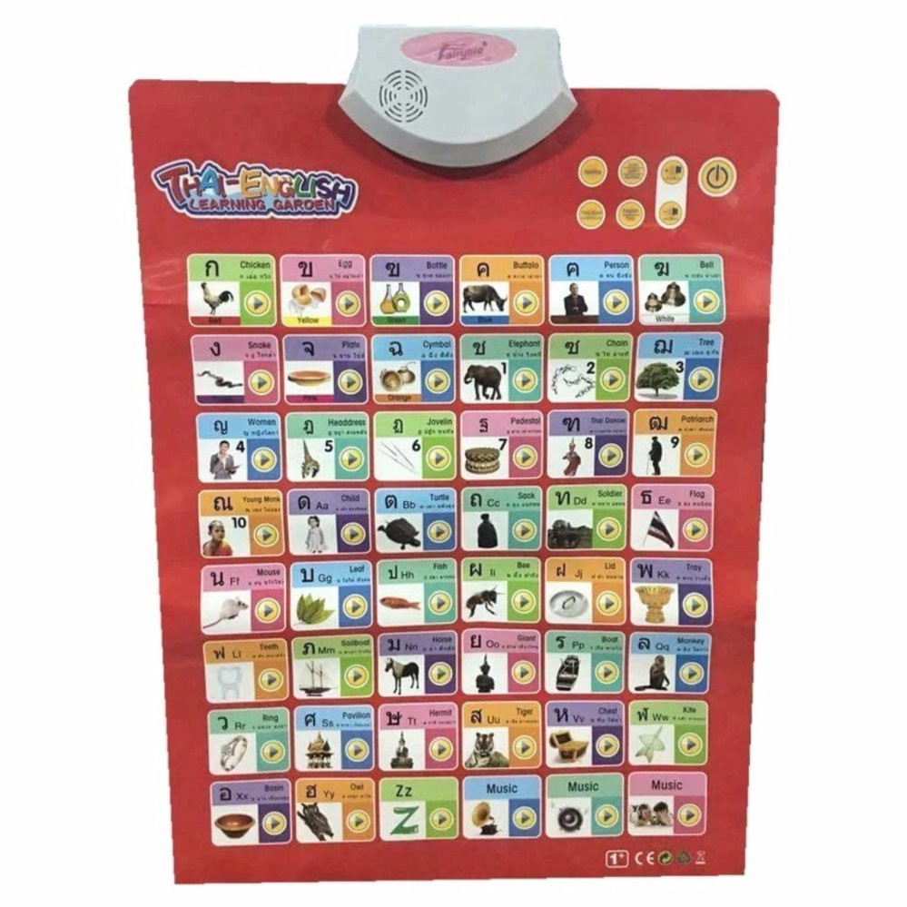 CT Thai English Garden แผ่นเรียนรู้แบบคลาน พูดได้2 in 1
