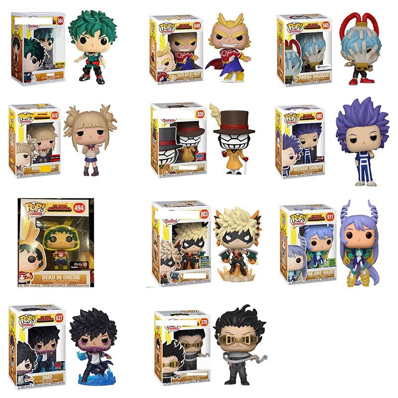 FUNKO ฟังโก้ป๊อป! My Hero AcademiaDeku All Might Bakugo Nejira Hado Dabi Aizawa Shouta ไวนิล Action 