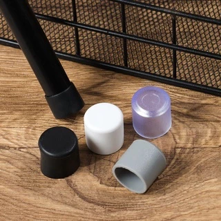 Moliha 10 ชิ้น / เซต ฝาครอบขาเก้าอี้ โต๊ะ ทรงกลม ถุงเท้าด้านล่าง กันลื่น ฝาครอบท่อพลาสติก