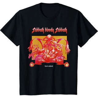 เสื้อยืดสีขาวเสื้อยืด คอกลม ผ้าฝ้าย พิมพ์ลาย Sabbath Bloody Sabbath แฟชั่นฤดูร้อน สําหรับผู้ชายS-4XL