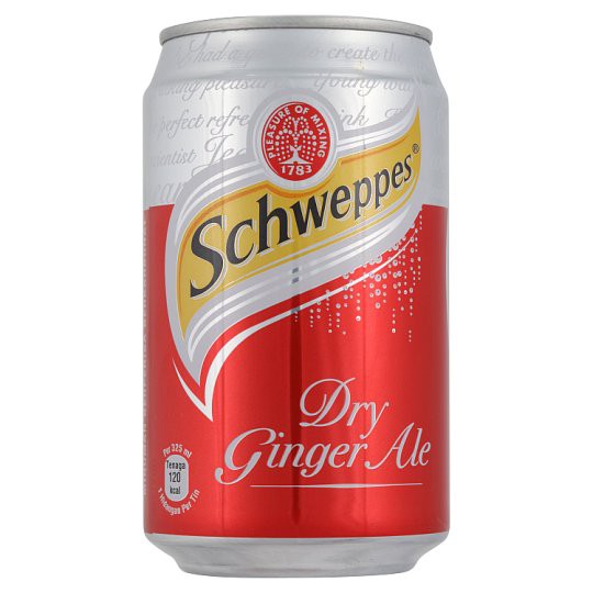 Schweppes แห้ง Ale ขิง 325ml