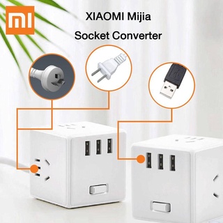 Xiaomi mijia cube converter ปลั๊ก usb socket converter ปลั๊ก multi-function plug-in board ไฟฟ้า cube สมาร์ทชาร์จ tow board SK10069