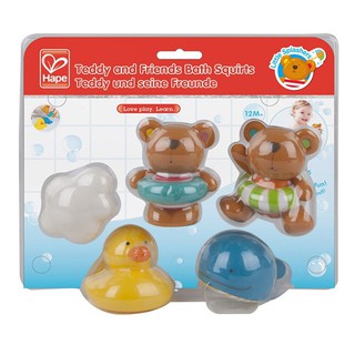 Hape - Teddy and Friends Bath Squirts ของเล่นน้ํา แก๊งหมีพ่นน้ำ