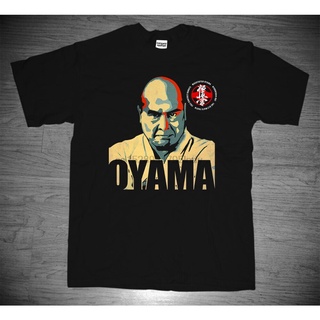 ผ้าฝ้ายคอกลมใหม่ เสื้อยืด พิมพ์ลาย Master Mtatsu Mas Oyama Kyokushin Kai Karate Founder Dojofrom S-4XL