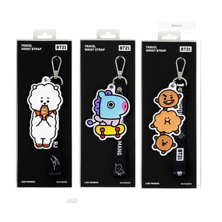 【BT21 แท้จริง】พวงกุญแจ BT21 travel strap ver.2