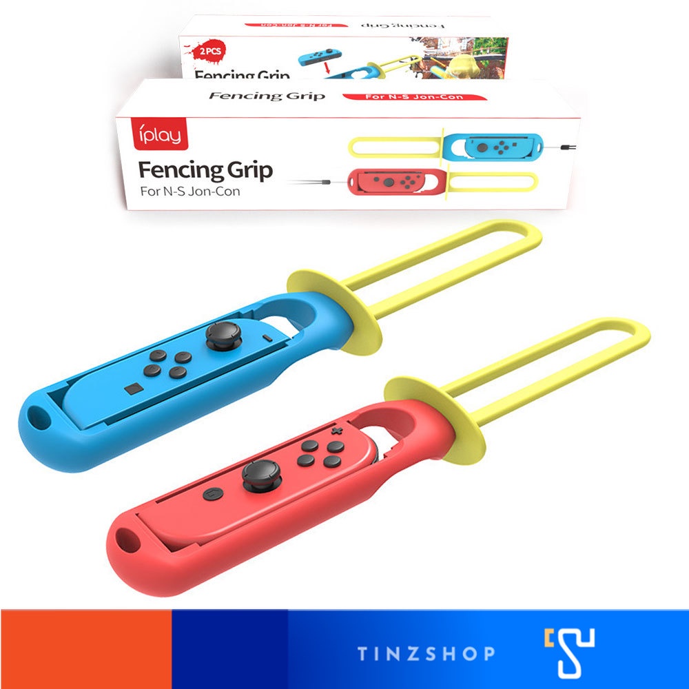 Iplay HBS432 Red And Blue 2 PCS Gamepad Fencing Grip Switch Sports