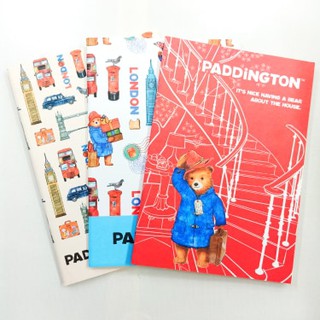 สมุดจดบันทึก A5 PADDINGTON 70 gsm. 34 แผ่น เส้นหน้าหลัง