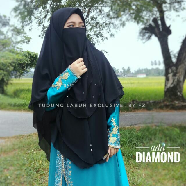Tudung Labuh Exclusive By FZahahrah ( Exclusive Diamond)