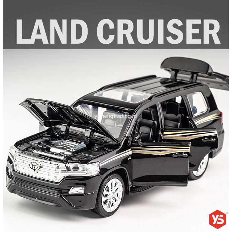 1:32 สเกล TOYOTA Land Cruiser ถงองเล่นเหล็กผสม