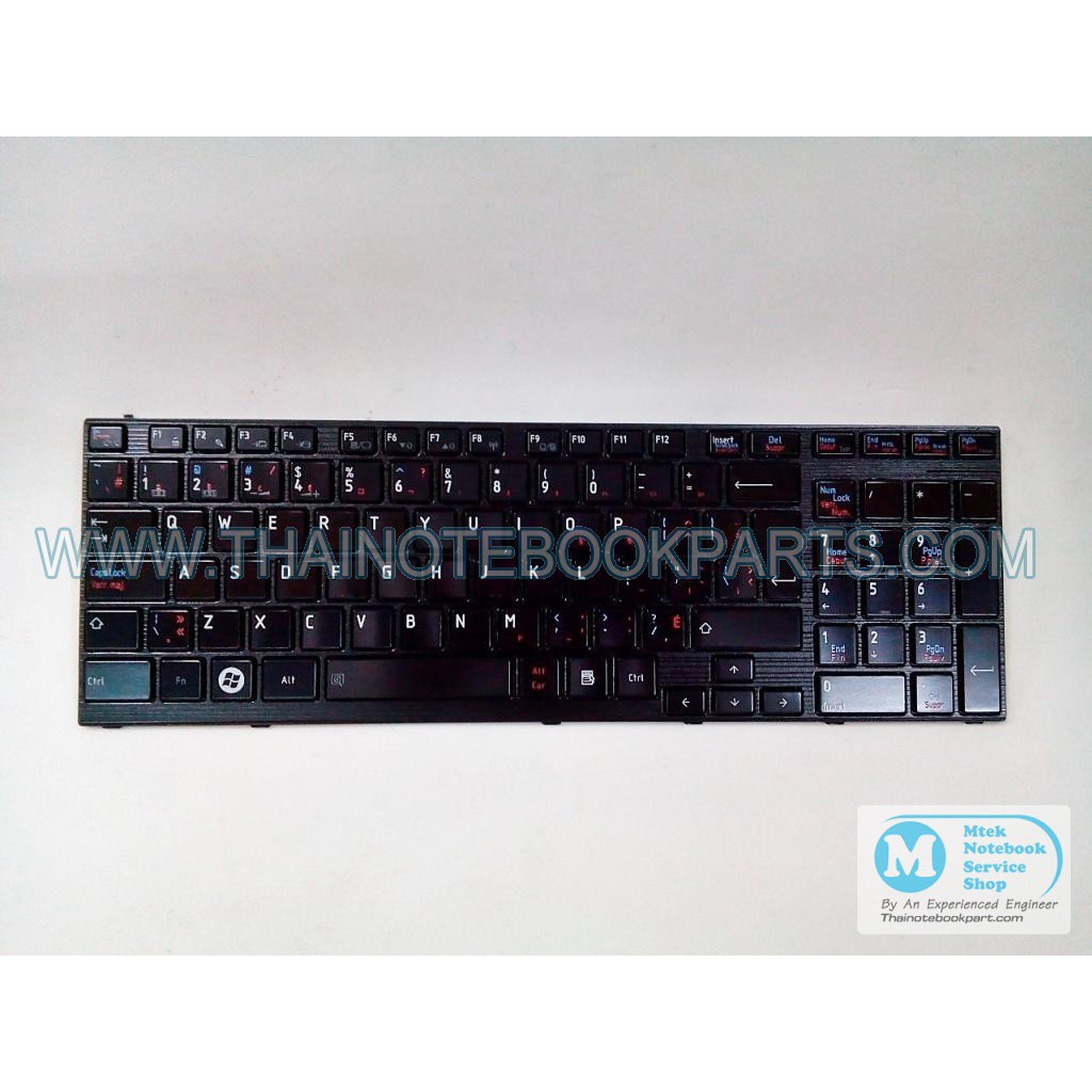 คีย์บอร์ดโน๊ตบุ๊ค Toshiba Satellite P750 P750D P755 P755D P770 P770D P775 P775D - NSK-TQ3GC Laptop K