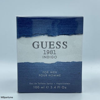 น้ำหอมแท้100% Guess 1981 Indigo Pour Homme EDT 100 ml.