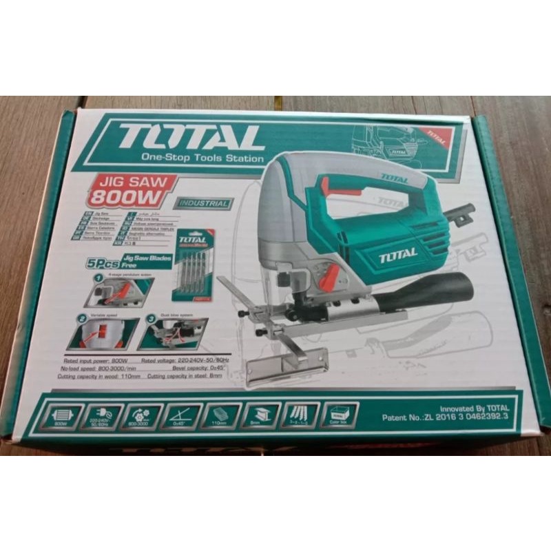 เลื่อยTotal 800W ของใหม่ในกล่อง