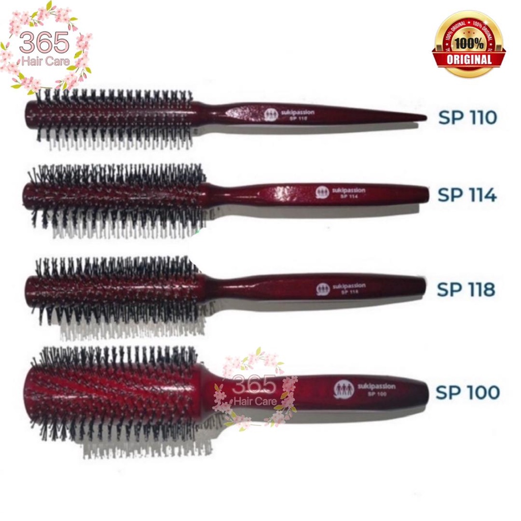 แปรงกลิ้งผมไม้ หวีกลม (SP100/SP110/SP114/SP118)