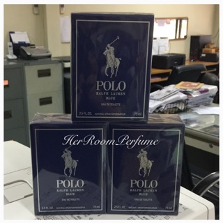 Polo Blue edt 75 ml กล่องซีล