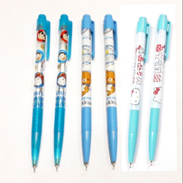 ปากกาลายลิขสิทธิ์ลายการ์ตูน 0.38 มม. สีน้ำเงิน 6 ด้าม Made In Korea ...