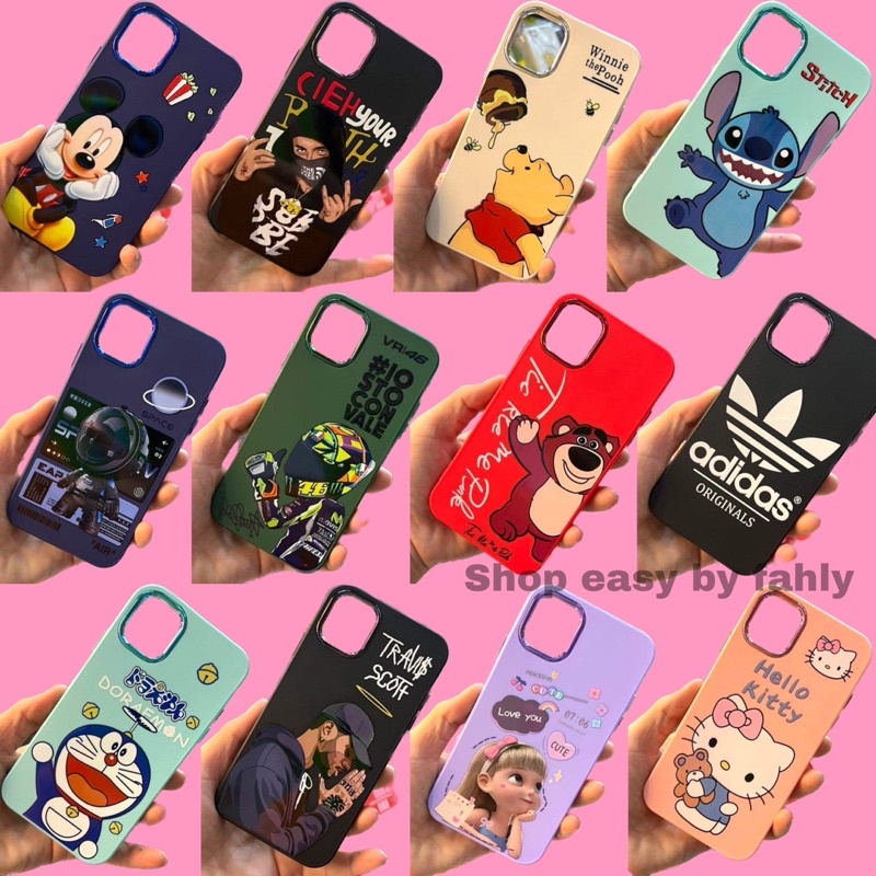 🤎 Case Tacno Pop 5 LTE  กำมะหยี่ด้านใน ขอบโครเมี่ยมการ์ตูน สินค้าพร้อมส่งจากไทย 🤎