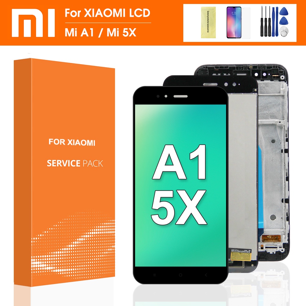5.5" Original For Xiaomi Mi A1 LCD Display Touch Screen Digitizer Assembly Replacement For Xiaomi Mi 5X MiA1 Mi5X M