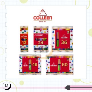 สีไม้ Colleen 2 หัว 12 / 24 / 36 / 48 / 60 สี รุ่น 787 ดินสอสีไม้