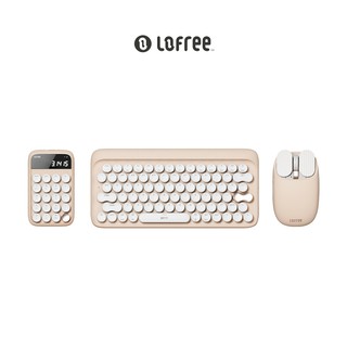 Xiaomi Lofree Dual-Mode Keyboard &amp; Mouse &amp; Calculator/Number Pad รองรับทุกระบบการใช้งาน #ชุดอุปกรณ์คอม #Lofree